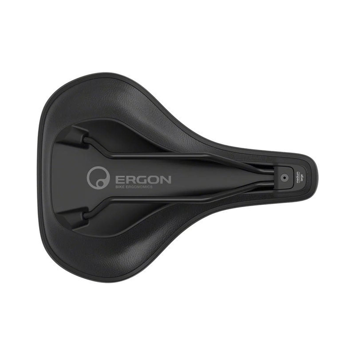 Ergon SC Core Prime Saddle - Black/Gray, Mens, Medium/Large (Bicycle Saddles) – detail angle