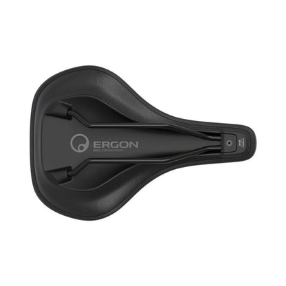 Ergon SC Core Prime Saddle - Black/Gray, Mens, Small/Medium (Bicycle Saddles) – studio photo