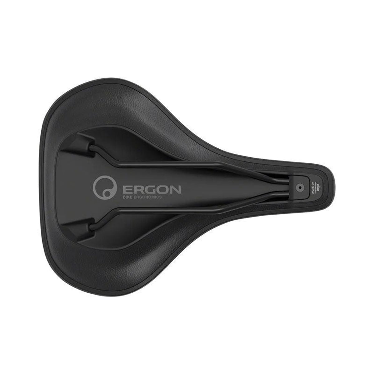 Ergon SC Core Prime Saddle - Black/Gray, Womens, Medium/Large (Bicycle Saddles) – showcase image