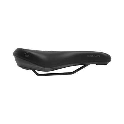 Ergon SC Core Prime Saddle - Black/Gray, Womens, Medium/Large (Bicycle Saddles) – detail angle