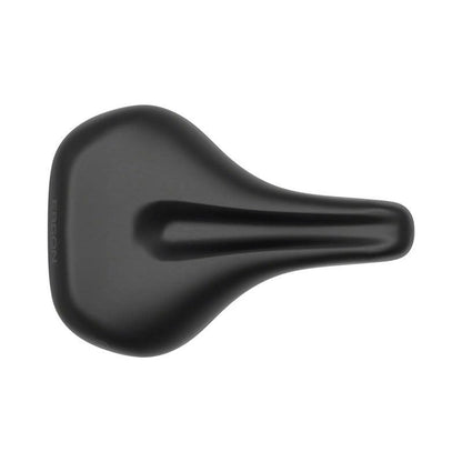 Ergon SC Core Prime Saddle - Black/Gray, Womens, Small/Medium (Bicycle Saddles) – front profile