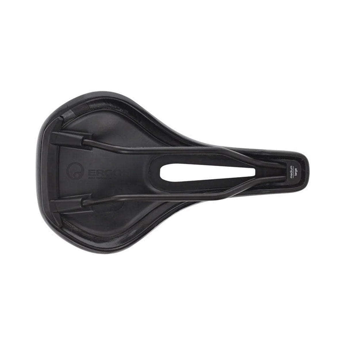 Ergon SM E Mountain Sport Saddle - Chromoly, Stealth, Women's, Medium/Large (Bicycle Saddles) – front profile
