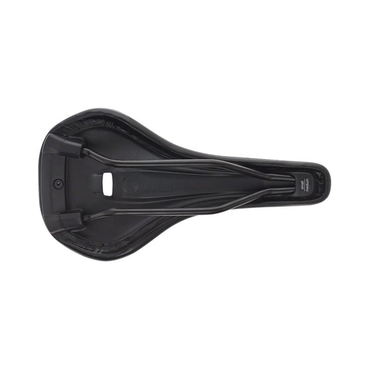 Ergon SM Pro Saddle - Titanium, Stealth, Men's, Small/Medium (Bicycle Saddles) – front profile