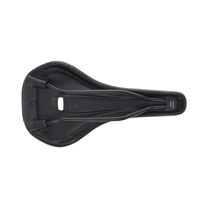 Ergon SM Pro Saddle - Titanium, Stealth, Men's, Small/Medium (Bicycle Saddles) – front profile