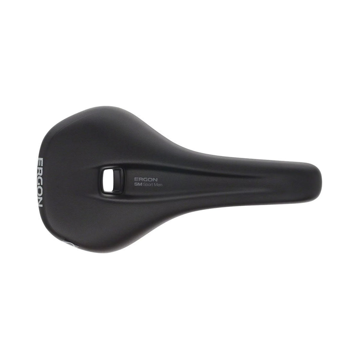 Ergon SM Sport Saddle - Chromoly, Black, Men's, Small/Medium (Bicycle Saddles) – close-up detail