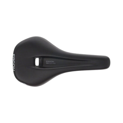 Ergon SM Sport Saddle - Chromoly, Black, Men's, Small/Medium (Bicycle Saddles) – close-up detail
