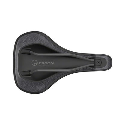 Ergon ST Core Evo Women's Saddle - MD/LG, Black/Gray (Bicycle Saddles) – detail angle