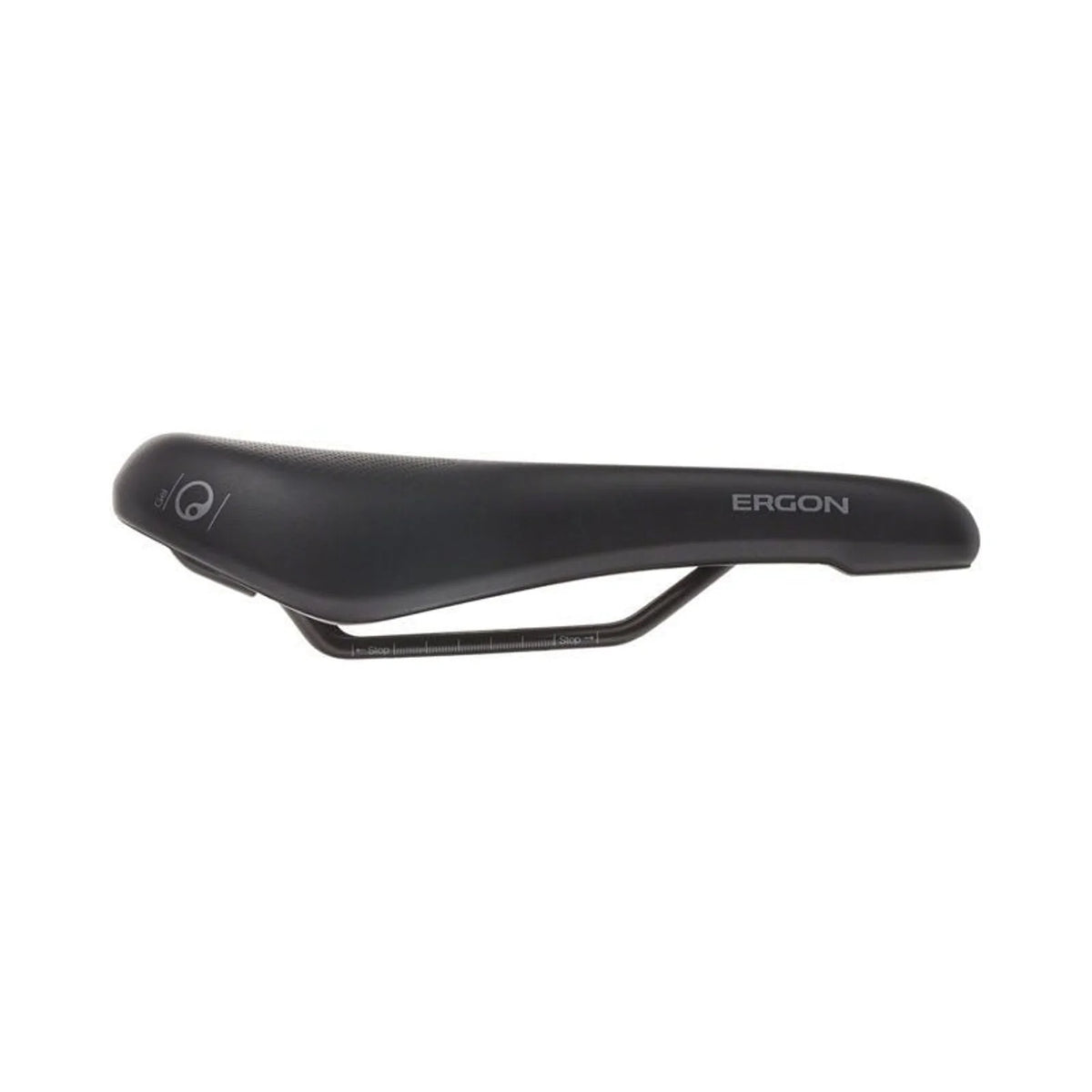 Ergon ST Gel Saddle - Chromoly, Black, Women's, Medium/Large (Bicycle Saddles) – studio photo
