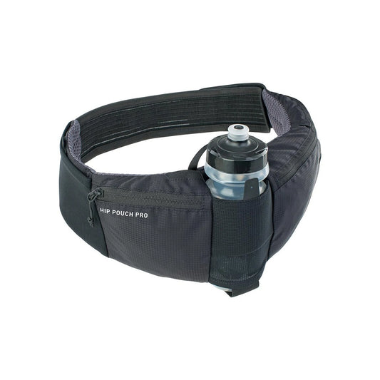 EVOC, Hip Pouch Pro + Drink Bottle, Bag, 1.5L, Black (Lumbar/Fanny Pack) – detail angle