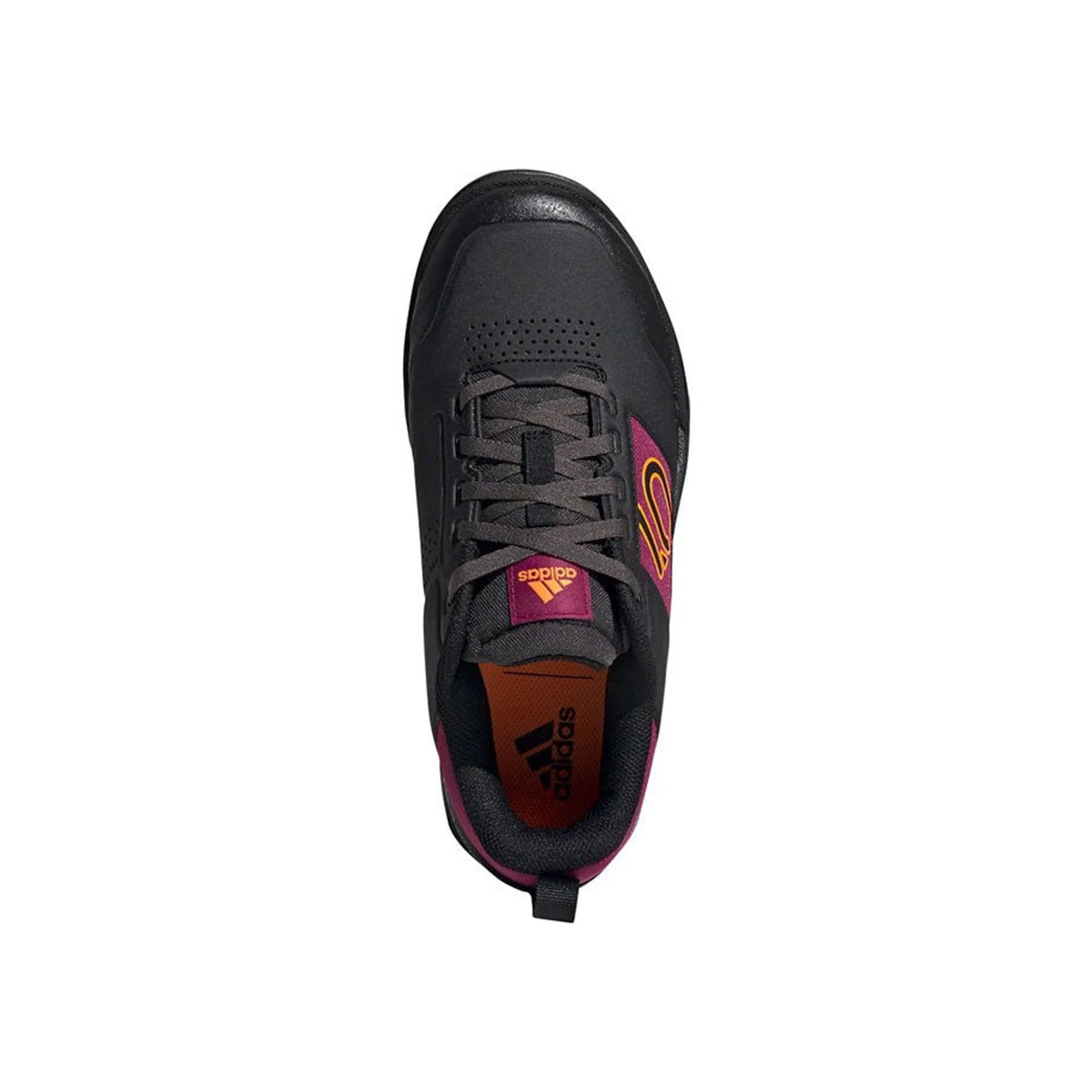 Five Ten Impact Pro Flat Shoes - Women's, Core Black / Signal Orange / Power Berry, 7.5 – product view