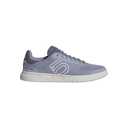 Five Ten Sleuth Deluxe Canvas Flat Shoes - Women's, Silver Violet/Ftwr White/Coral – front profile