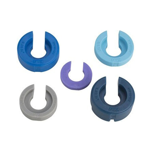 Fox Racing Shox FOX Volume Spacers - Float X and DPX2, 1/2" Shaft, Assorted Kit (Rear Shock Part) – studio product photo