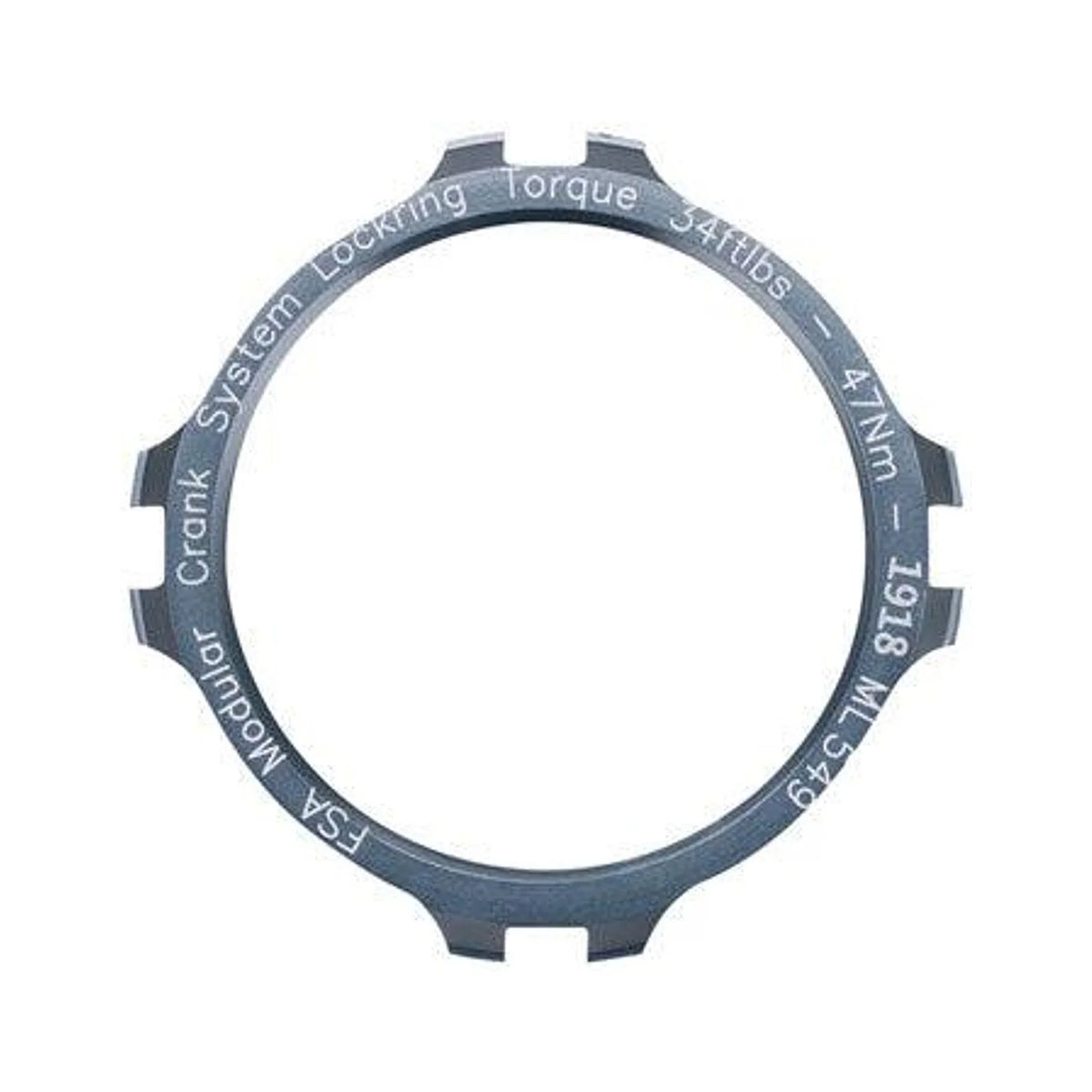 FSA (Full Speed Ahead) ML549 Modular Crank Lockring (Crank Spider) – studio product photo