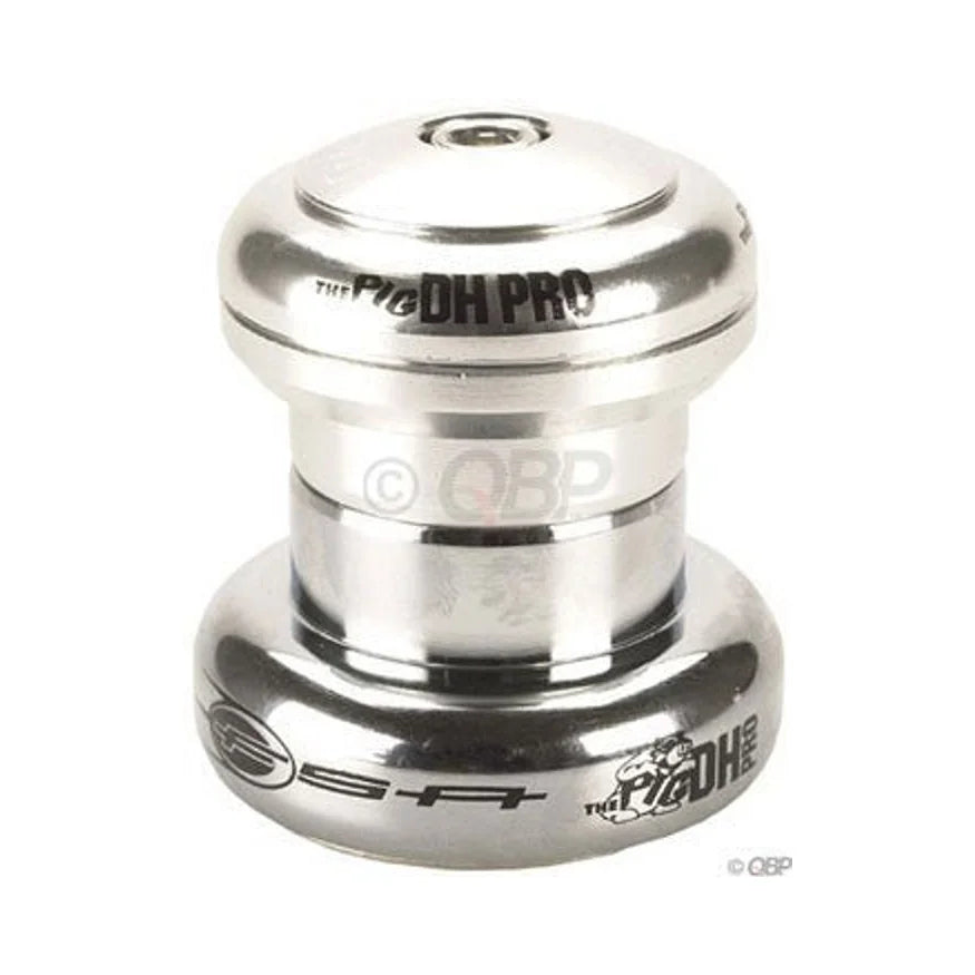 FSA Full Speed Ahead The Pig DH Pro 1-1/8" Threadless Headset, Silver (Bicycle Headsets) – studio product photo