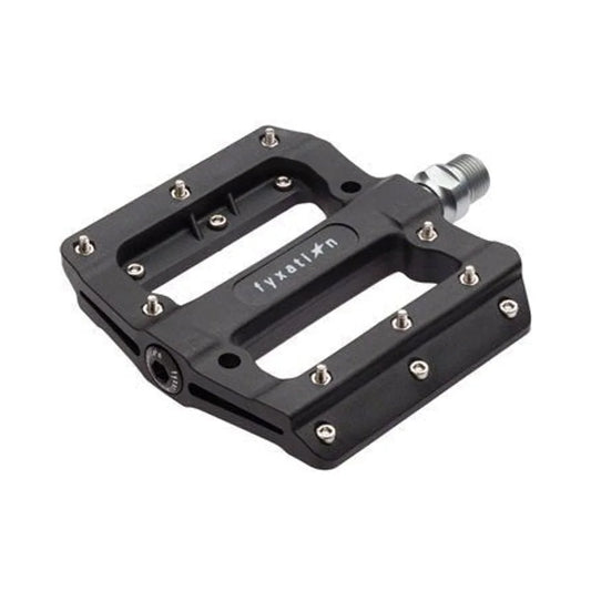 Fyxation Mesa MP Pedals - Platform, Composite/Plastic, 9/16", Black/Silver (Bicycle Pedals) – studio product photo