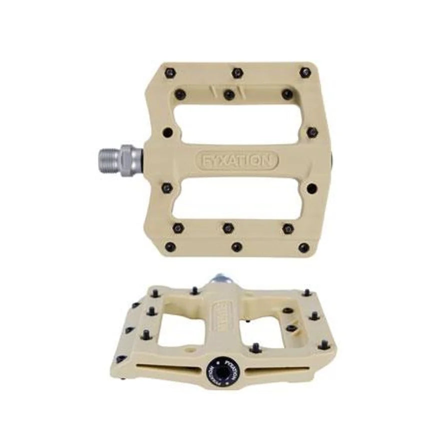 Fyxation Mesa MP Pedals - Platform, Composite/Plastic, 9/16", Desert Fruita Sandstone (Bicycle Pedals) – studio product photo