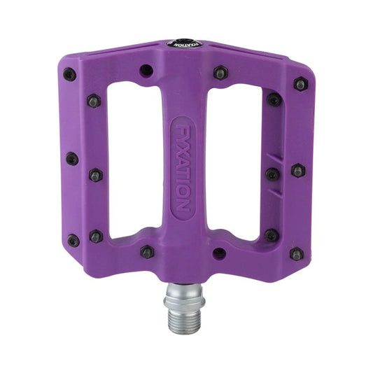 Fyxation Mesa MP Pedals - Platform, Composite/Plastic, 9/16", Purple (Bicycle Pedals) – detail angle