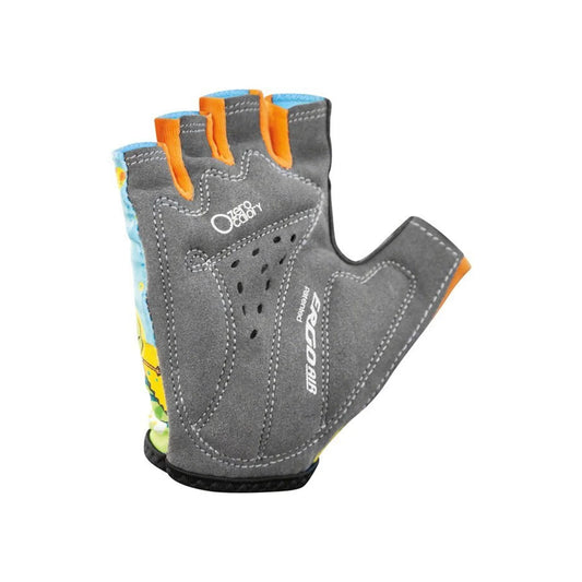 Garneau Kid Ride Monster Gloves - Multi-Color, Short Finger, Children's (Bicycle Gloves) – close-up detail