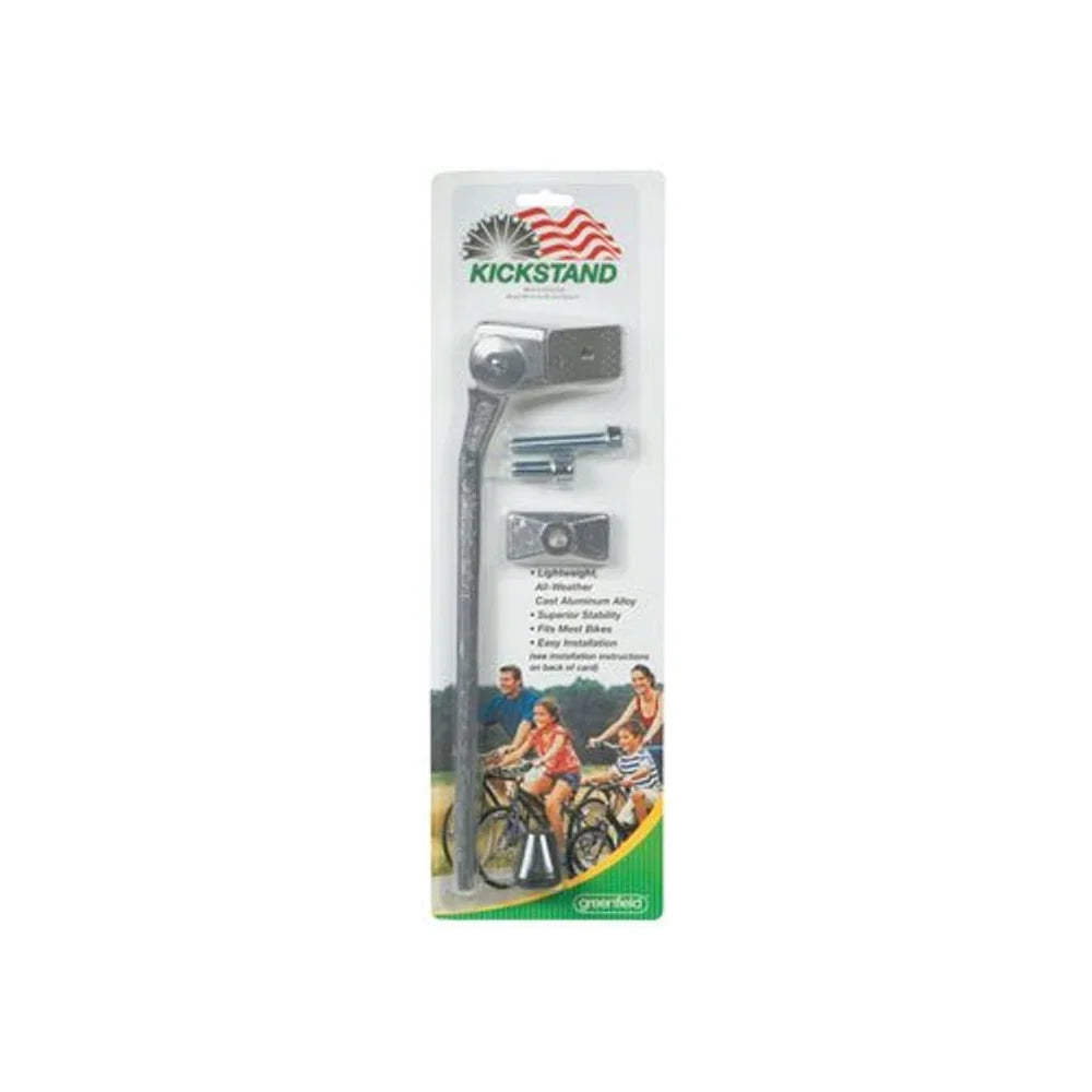 Greenfield 285mm KS2 Kickstand: Silver (Kickstands) – front profile