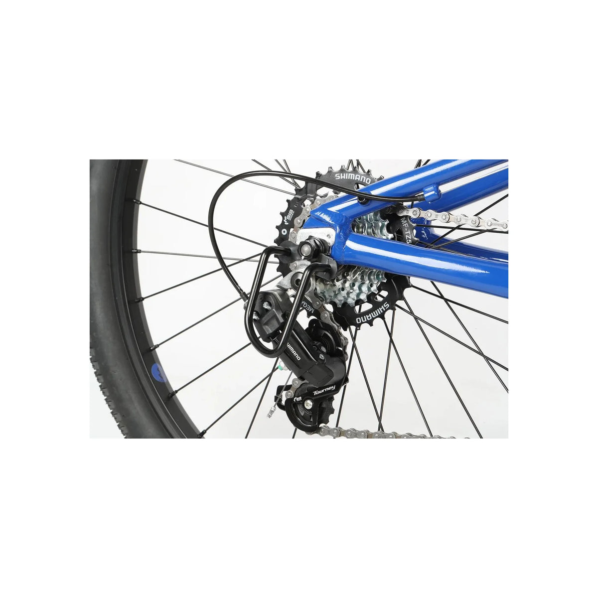 Haro Flightline 24 Youth Hardtail Mountain Bicycle (24" Bicycle) – product view (view 7 of 8)