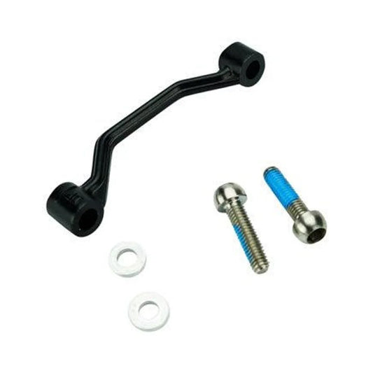 Hayes Disc Brake Adapter - 160mm Post Mount Bracket for 180mm Rotor, Titanium Hardware (Disc Brake Adaptor) – studio product