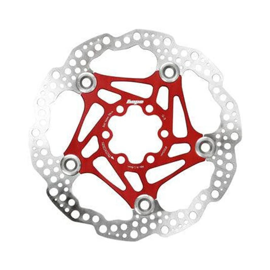 Hope Floating Disc Brake Rotor - 160mm, 6-Bolt, Red (Bicycle Brake Rotors) – studio product photo