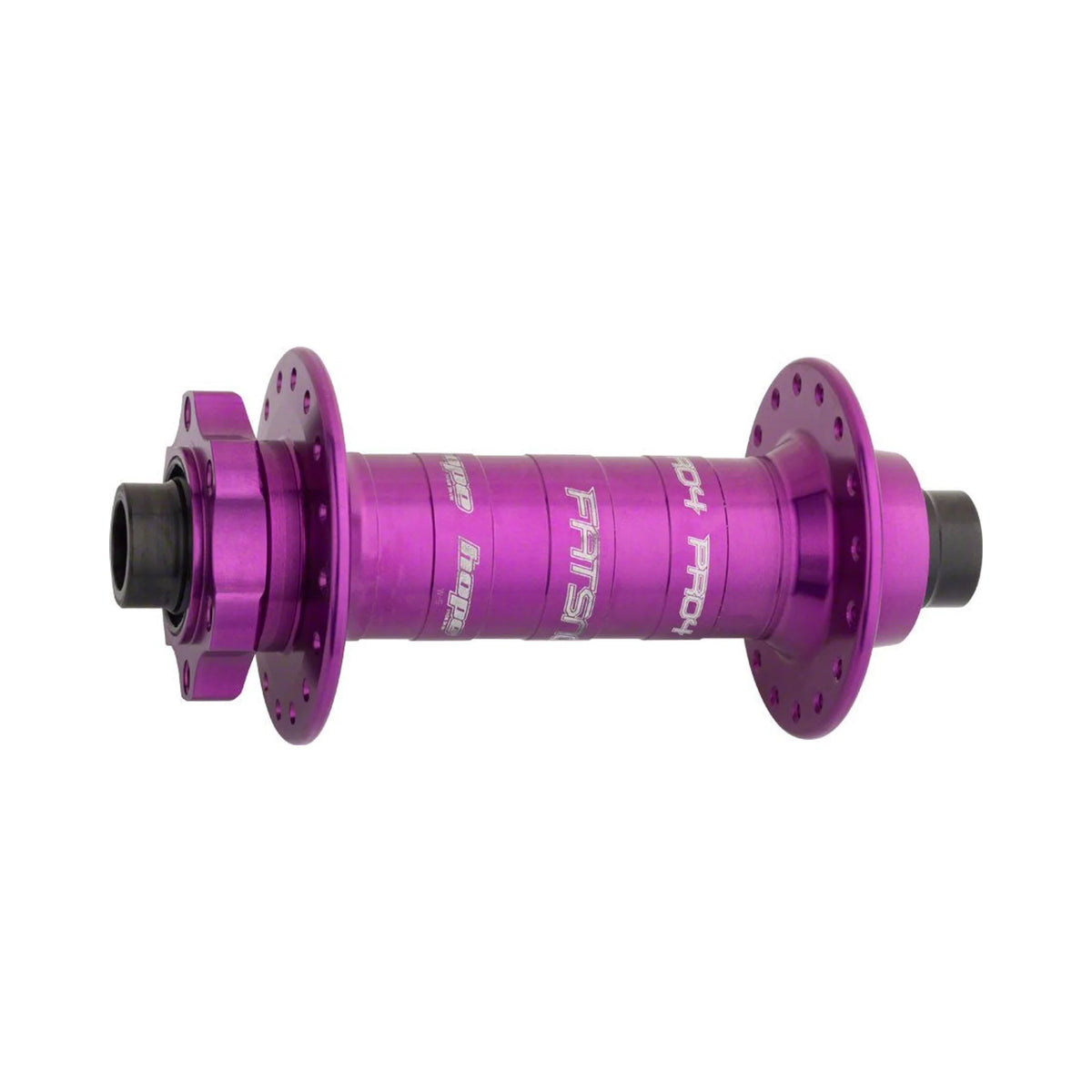 Hope Pro 4 Front Hub - 15 x 150mm, 6-Bolt, Purple, 32h (Bicycle Hubs) – studio product photo