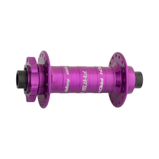 Hope Pro 4 Front Hub - 15 x 150mm, 6-Bolt, Purple, 32h (Bicycle Hubs) – studio product photo