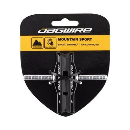 Jagwire Mountain Pro Cantilever Brake Pads, Black (Brake Shoe and Pad) – studio product photo