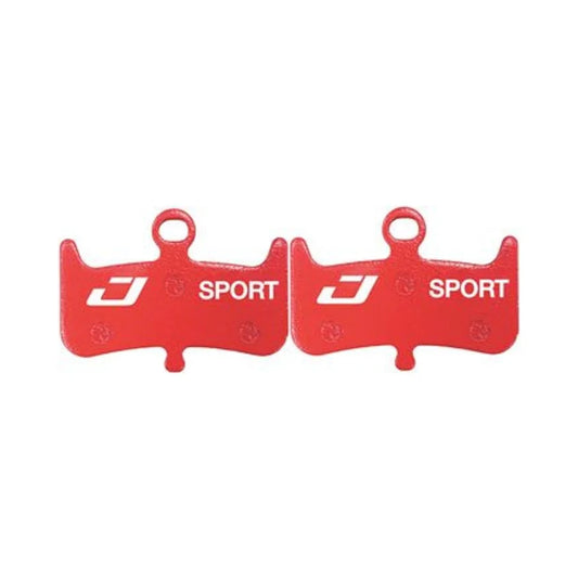Jagwire Mountain Sport Disc Brake Pads - Semi-Metallic, Steel Backed, Fits Hayes Dominion A4 – studio product photo