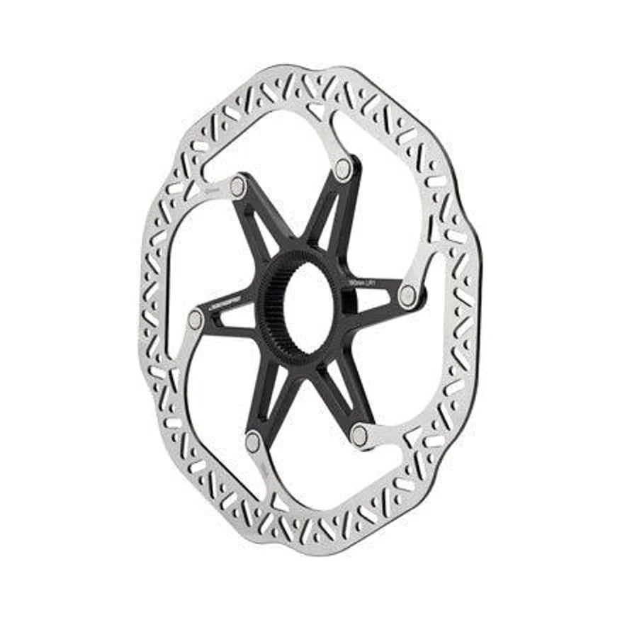 Jagwire Pro LR1 Disc Brake Rotor - 180mm, Center Lock, Silver/Black (Bicycle Brake Rotors) – product view