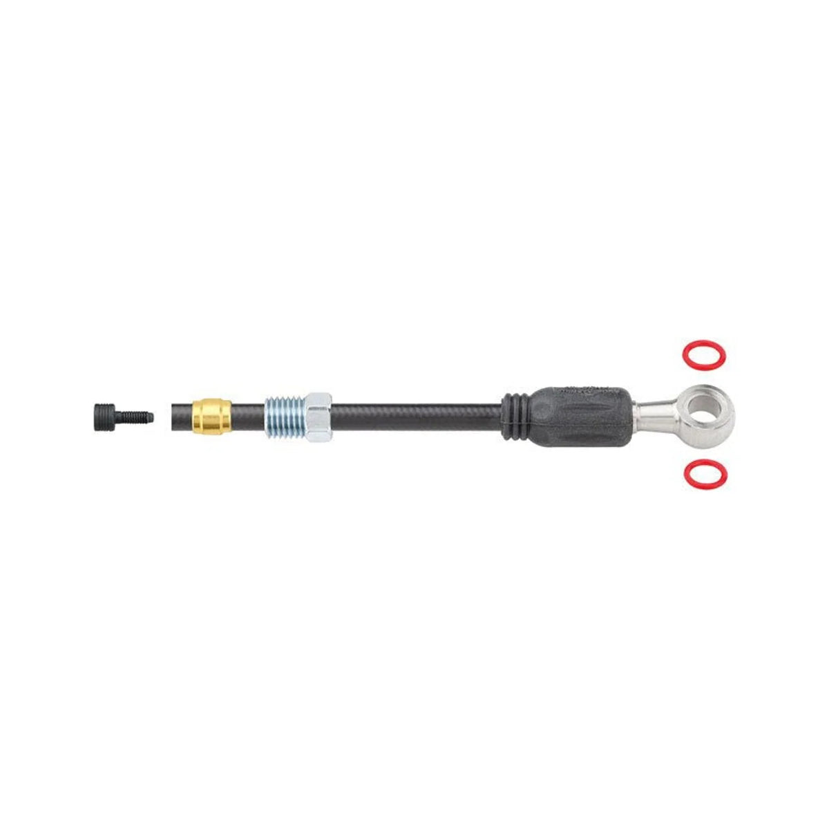 Jagwire Sport Mineral Oil Hydraulic Hose Kit for Magura MT, 2000mm, Black (Disc Brake Hose Kit) – close-up detail