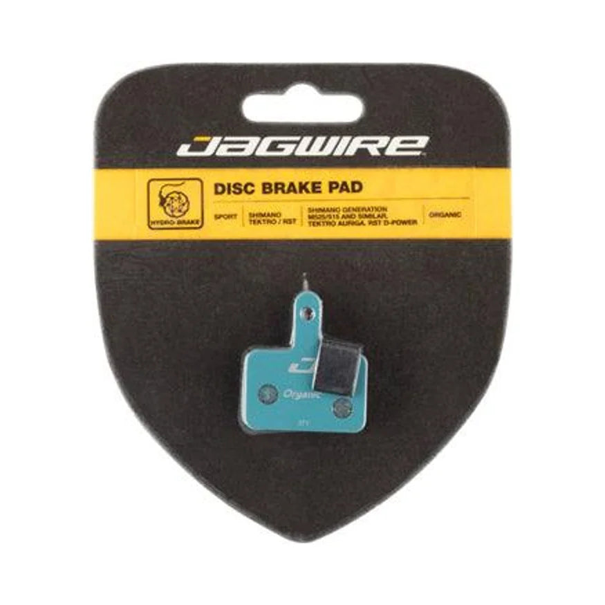 Jagwire Sport Organic Disc Brake Pads - For Shimano Acera M3050, Alivio M4050, and Deore M515/M515-LA/M525/T615 – close-up