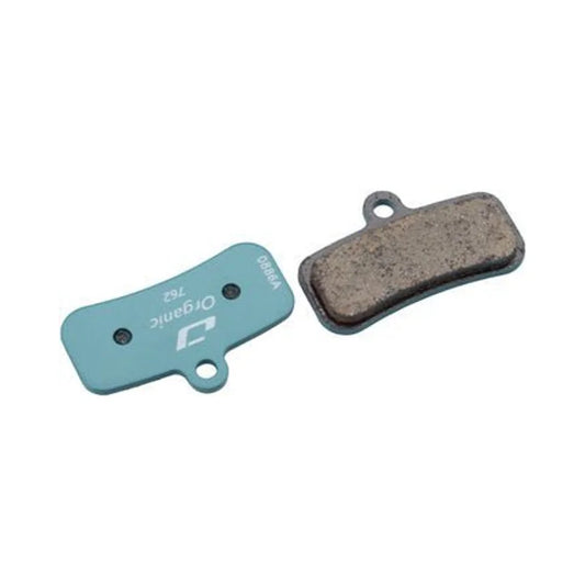 Jagwire Sport Organic Disc Brake Pads - For Shimano Deore XT M8020, Saint M810/M820, and Zee M640 – detail angle