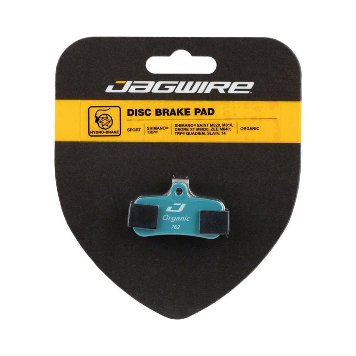 Jagwire Sport Organic Disc Brake Pads - For Shimano Deore XT M8020, Saint M810/M820, and Zee M640 – studio photo