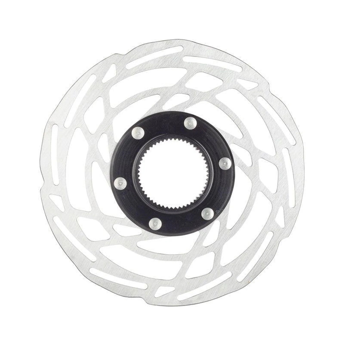 Jagwire Sport SR1 Disc Brake Rotor - 180mm, Center Lock, Silver (Bicycle Brake Rotors) – product view