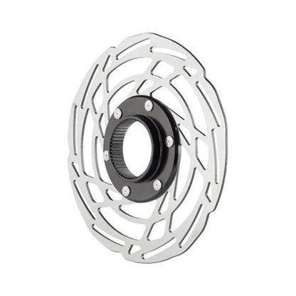 Jagwire Sport SR1 Disc Brake Rotor - 203mm, Center Lock, Silver (Bicycle Brake Rotors) – product view