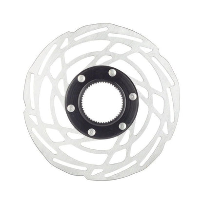 Jagwire Sport SR1 Disc Brake Rotor - 203mm, Center Lock, Silver (Bicycle Brake Rotors) – studio photo