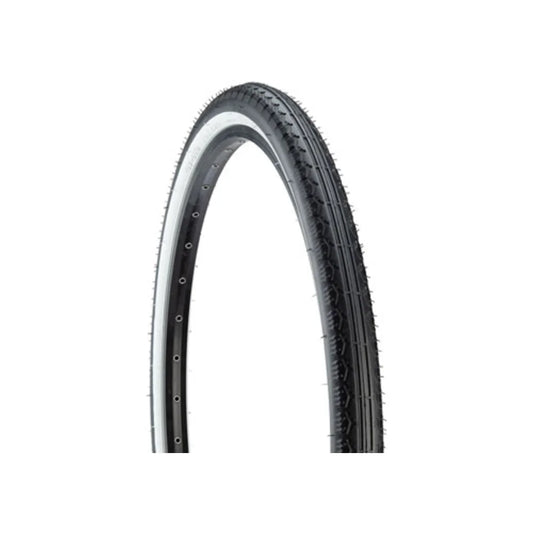 Kenda Cruiser K130 Tire - 26 x 2.125, Clincher, Wire, Black/White, 22tpi