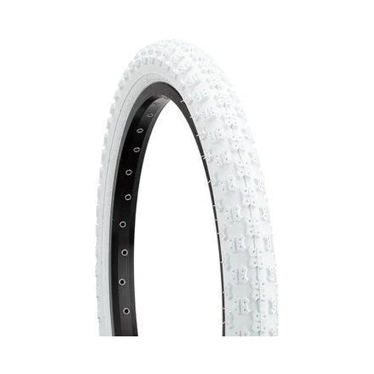 Kenda K50 Tire - 16 x 2.125, Clincher, Wire, White, 22tpi (Bicycle Tires) – front profile