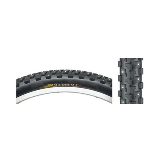 Kenda Klondike K946 Tire - 26 x 1.95, Clincher, Wire, Black, 30tpi, Studded (Bicycle Tires) – studio product photo