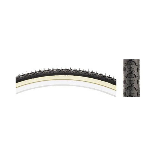 Kenda Kross Cyclo Tire - 27 x 1-3/8, Clincher, Wire, Black/Tan, 30tpi (Bicycle Tires) – studio product photo