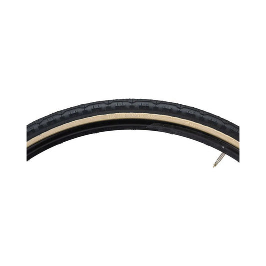 Kenda Kross Plus Tire - 700 x 38, Clincher, Wire, Black/Tan, 30tpi (Bicycle Tires) – studio photo