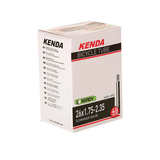 Kenda, Schrader, Tube, Schrader, Length: 48mm, 26'', 1.75-2.35 (Bicycle Tubes) – studio product photo