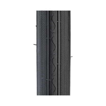 Kenda Street K40 Tire - 26 x 1-3/8, Clincher, Wire, Black, 22tpi (Bicycle Tires) – front profile