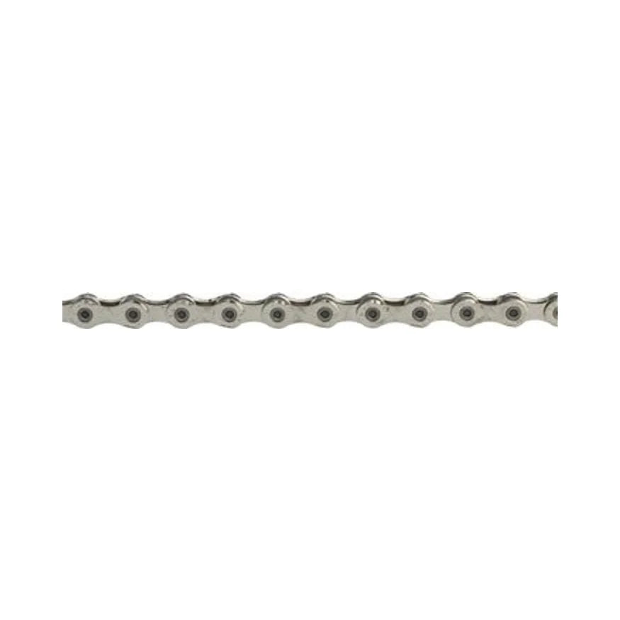 KMC e11 eBike Chain - 11 Speed, 136 Links, Silver (Bicycle Chains) – studio product photo