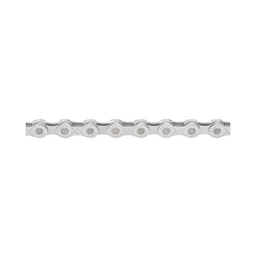 KMC e12 EPT Chain - 12-Speed, 136 Links, Silver (Bicycle Chains) – close-up detail