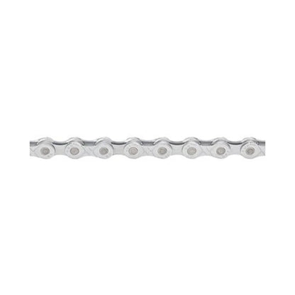 KMC e12 EPT Chain - 12-Speed, 136 Links, Silver (Bicycle Chains) – close-up detail