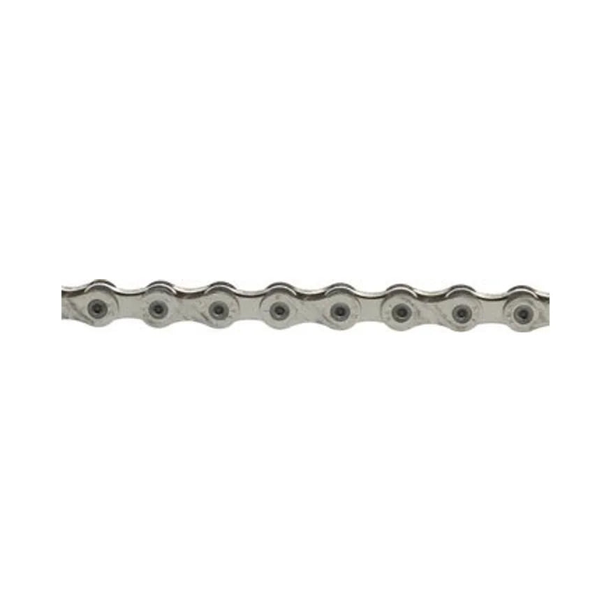 KMC e9 eBike Chain - 9 Speed, 136 Links, Silver (Bicycle Chains) – studio product photo