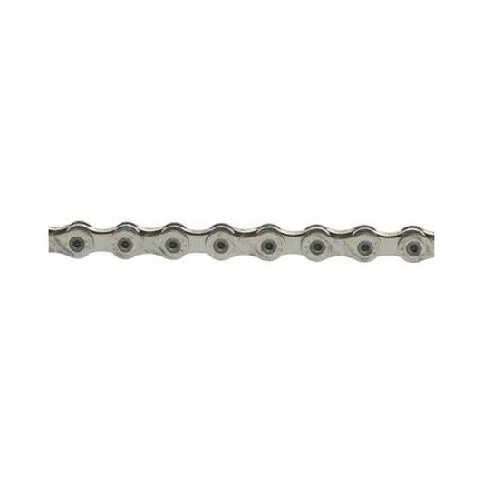 KMC e9 eBike Chain - 9 Speed, 136 Links, Silver (Bicycle Chains) – studio product photo